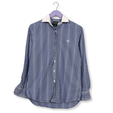 Camicia Fred Perry a righe blu