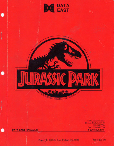 Manuale flipper jurassic - flipper, park