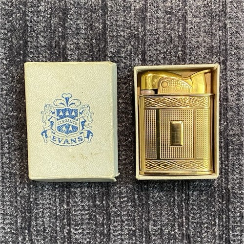 Accendino vintage evans oro - accendino,
