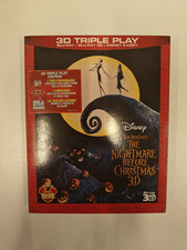 Blu ray THE NIGHTMARE BEFORE CHRISTMAS 2D + 3D - Tim Burton **Fuori Catalogo**