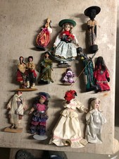 lotto di 12 bambole vintage da collezione