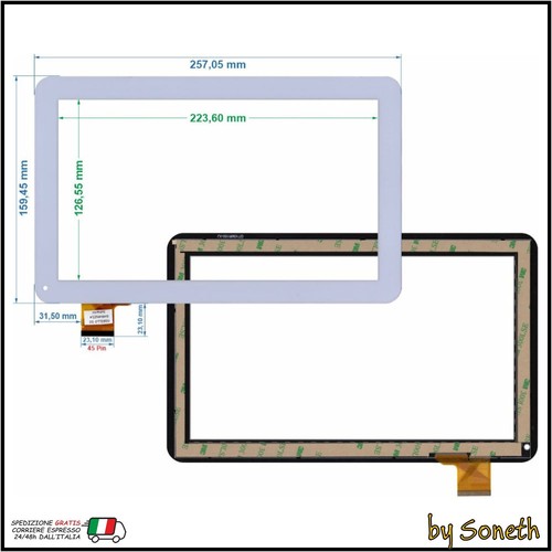 Vetro touch screen per archos - vetro,