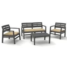 Salottino 4 Pezzi Antracite