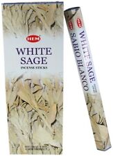 Encens SAUGE BLANCHE HEM 20G x6 Boites (White Sage)