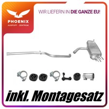 Tubo centrale + silenziatore impianto di scarico VW Golf Plus 1.9 TDI (2005-2009) 