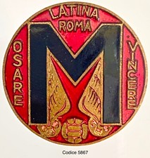 CALCIO LATINA ROMA “M” OSARE VINCERE DIST. FOOTBALL CLUB VENTENNIO PROD LORIOLI