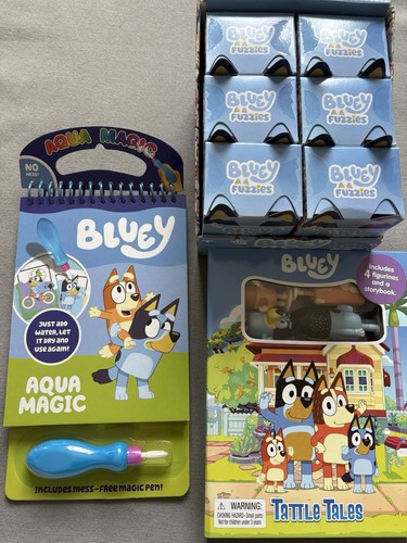 Bluey fuzzies aqua magic - bluey,