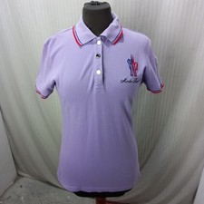 Articolo e4389 polo donna Moncler lilla, taglia XL, ascelle 44cm, spalle 39cm, l