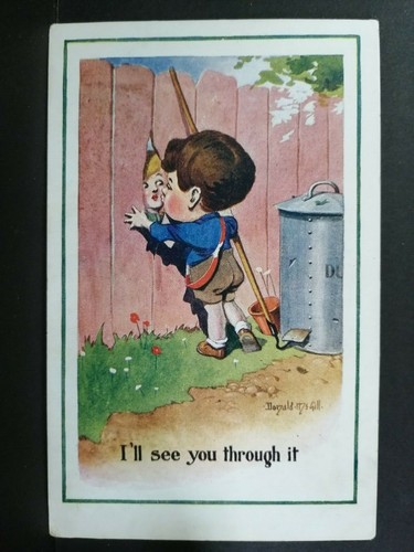Cartolina bambini palizzata - cartolina,