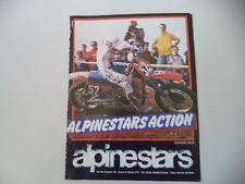 advertising Pubblicità 1984 ALPINESTARS e MAURIZIO DOLCE e HONDA CR 250