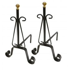 ALARI BRUCIALEGNA COPPIA DA