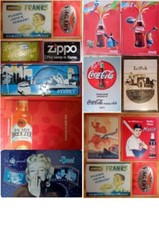 INSEGNE / TARGHE pubblicitarie in latta, varie marche e misure, vendita singola