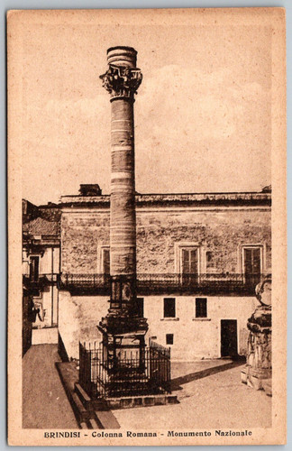 Brindisi italy 1920s postcard - italy,