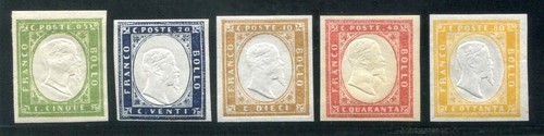 1861 asi sardegna emissione - sardegna, iv