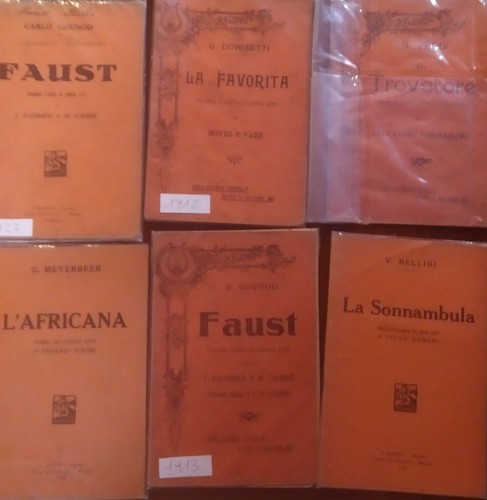 Lotto libretti opera - opera, lirica