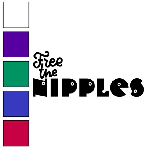 Free the nipples adesivo - nipples,,