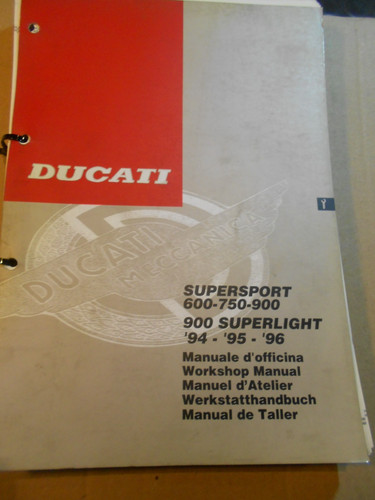 Manuale officina ducati - officina, 600