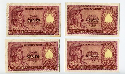 Banconote 100 lire elmata - lire,