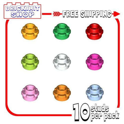 Lego 1x1 piatto fiore borchia - piatto,