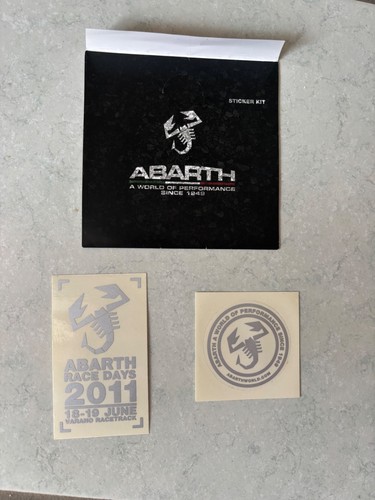 Abarth scorpione adesivo - abarth,