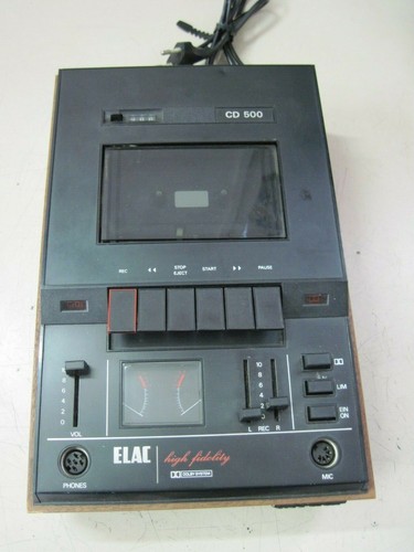 Piastra cassetta elac - piastra, cd
