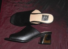 Sandali Mule Miss Selfridge tacco a specchio colore nero 37-38