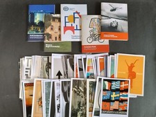serie cartoline pubblicitarie PIRELLI/BICOCCA - 77 diverse con 5 libricini