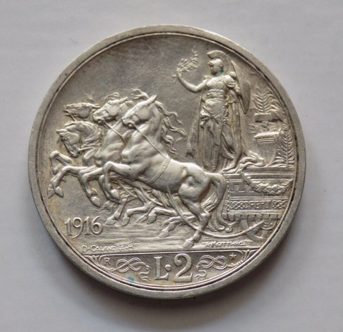 Lire 1916 vittorio - 1916, emanuele