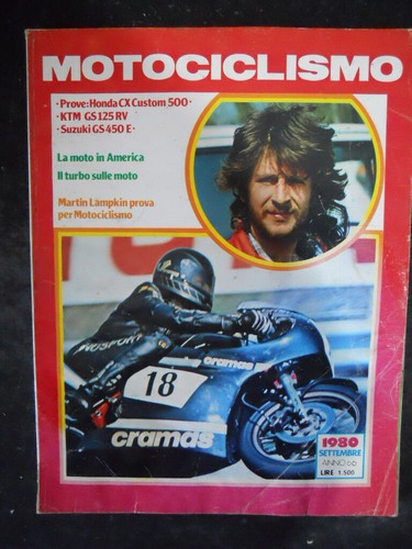 Motociclismo 1980 honda - 1980,