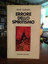 Errore dello spiritismo -