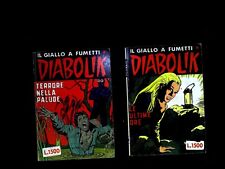 Lotto 2 pezzi Diabolik