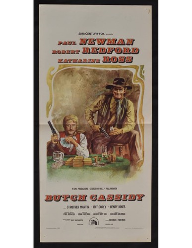 Locandina butch cassidy - butch, george