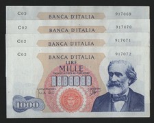 1000 LIRE VERDI 1° TIPO