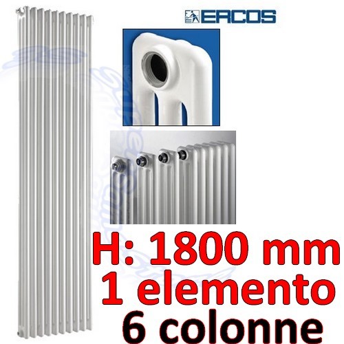 Termosifone tubolare acciaio - , 6