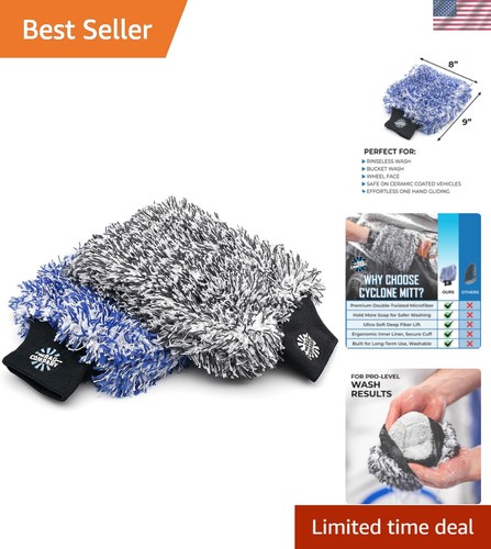 The cyclone ultra wash - cyclone, mitts