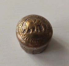 ANTIQUE METAL CASE WITH