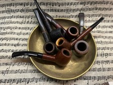 Lotto sei pipe miste fumate - sei,