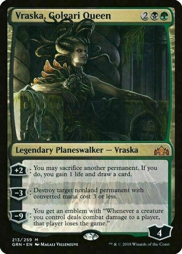 Vraska golgari queen - vraska,, guilds