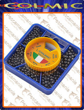 Mascotte piombo Colmic Ticino gr 120 piombini spaccati 7 - 5 - 3 - 1 - 1/0