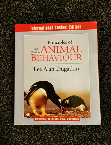Principles animal behavior - principles,