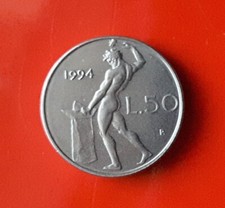 50 LIRE 1994 ERRORE - FRATTURA