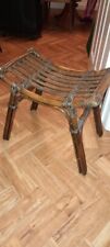 Sgabello vintage canna bambù