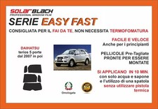 Pellicole Oscuranti Vetri Daihatsu TERIOS 5p dal 2007 in poi posteriori Easy Fas