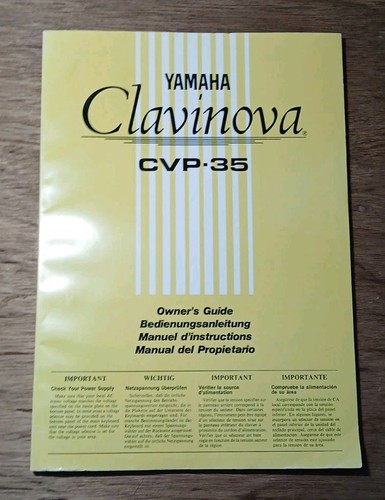Yamaha clavinova cvp guida - clavinova,