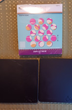 Fustelle a Forma di Sizzix Set di 3 Cerchi, Foglie a Strati di Fiori, Fabi Big Shot 