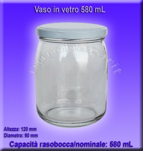 Vasetto vetro 80ml - 5,80ml, 20