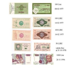 50 100 150 1000 LIRE  Buono
