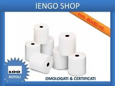100 ROTOLI TERMICI MM 80x80 MT OMOLOGATI TERMICI DI ALTA QUALITA'