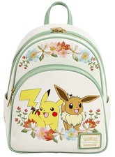 FUNKO Loungefly Mini Zaino Pokemon Pikachu & Eevee w/Flower