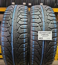 2x PNEUMATICI USATI 185 65 15 88T INVERNALI UNIROYAL GOMME USATE 185/65R15 